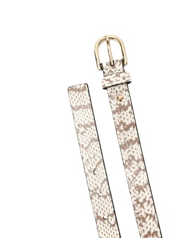 Kate Spade Printed Snake Belt In Multi
