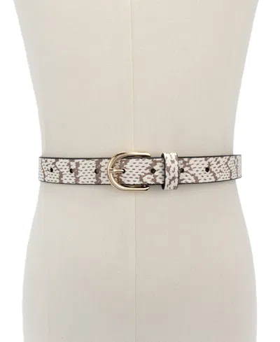 Kate Spade Printed Snake Belt In Multi