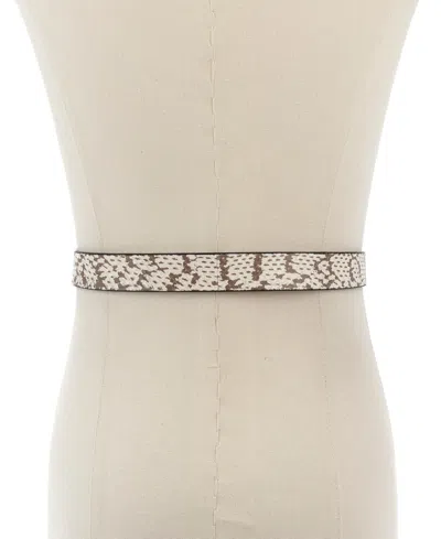 Kate Spade Printed Snake Belt In Multi