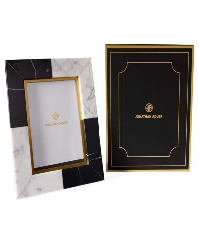Jonathan Adler Canaan 5" X 7" Marble Frame In Multi