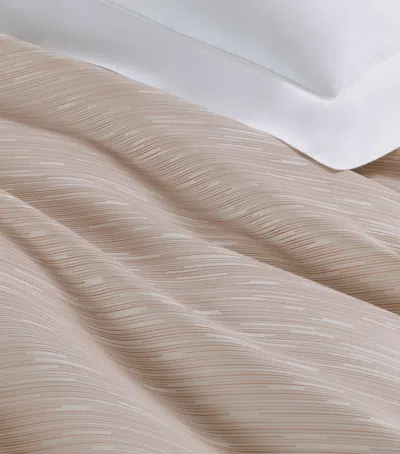 Frette Stardust Jacquard Square Pillowcase In Brown