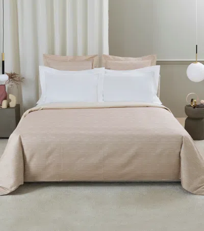 Frette Stardust Jacquard Square Pillowcase In Brown