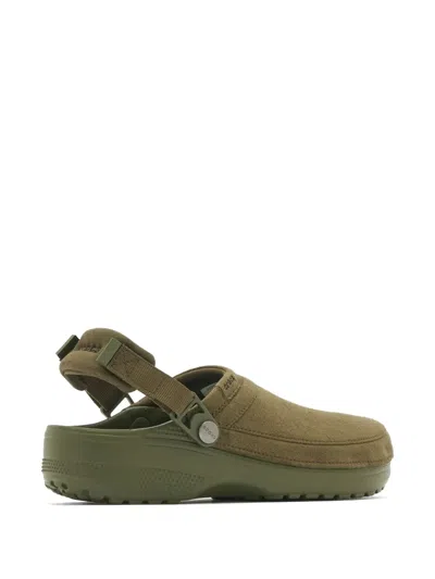 Crocs Classic Crafted Mules In Green