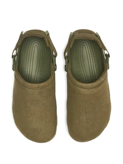 Crocs Classic Crafted Mules In Green