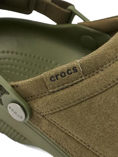 Crocs Classic Crafted Mules In Green