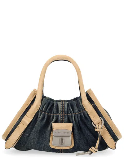 Marc Jacobs The Small Cristina Denim Suede Satchel In Multi
