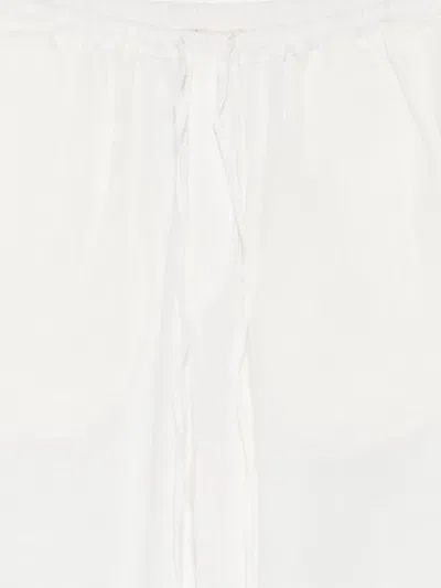 Mtl Studio 줄리아노 드로스트링 팬츠 In White