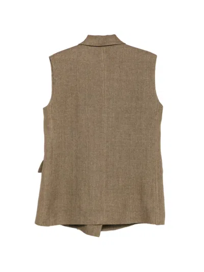 Antonelli 페르난도 헤링본 베스트 In Brown