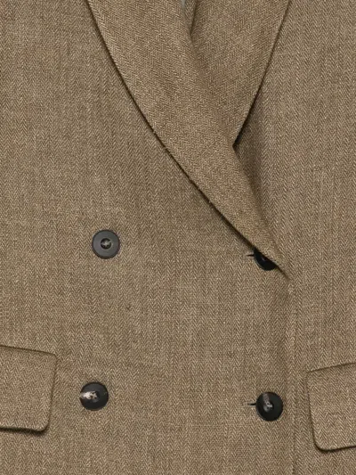 Antonelli 페르난도 헤링본 베스트 In Brown