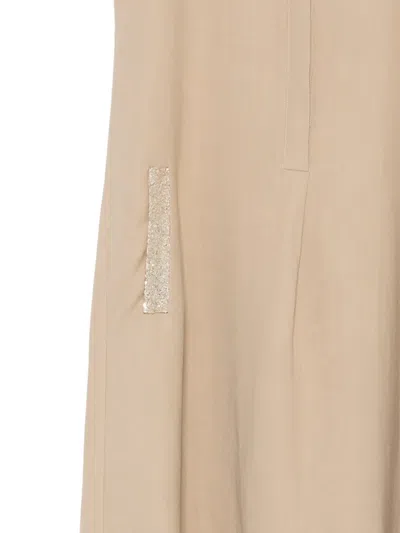 Antonelli 미니 시퀸 장식 미디 드레스 In Brown