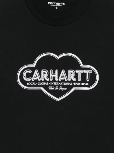 Carhartt Cloud Heart T-shirt In Black