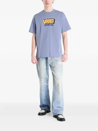 Vans Logo-print T-shirt In Blue