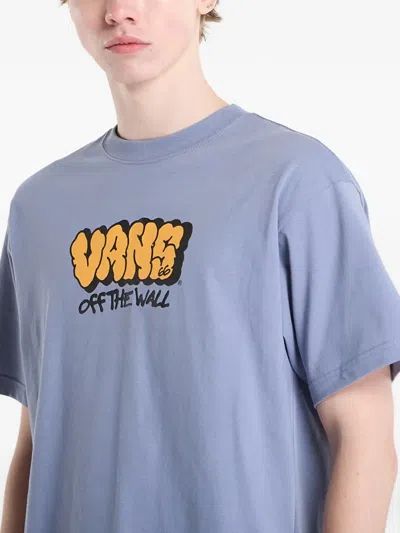 Vans Logo-print T-shirt In Blue