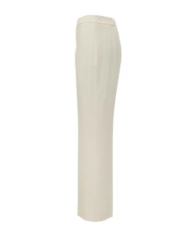 Etro Beige Bootcut Flat Front Pants In White