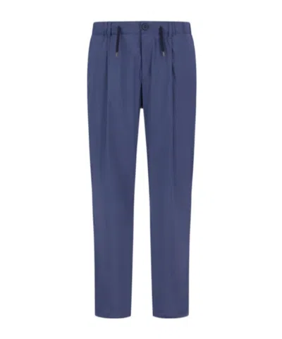Herno Hose Aus Light Stretch Nylon In Blue