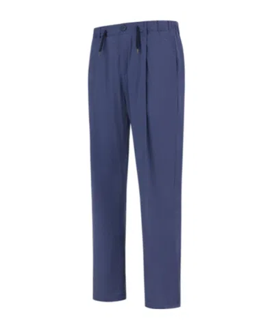 Herno Hose Aus Light Stretch Nylon In Blue