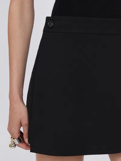 Sportmax Button Shorts In Black