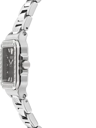 Versace Greca Edge 35mm Watch In Metallic