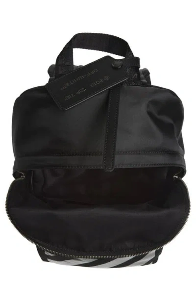 Off-white Classic Dome Nylon Backpack In Black