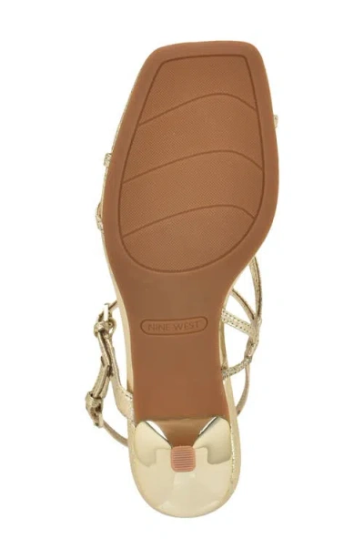 Nine West Hallow 3 Sandal In Neutral