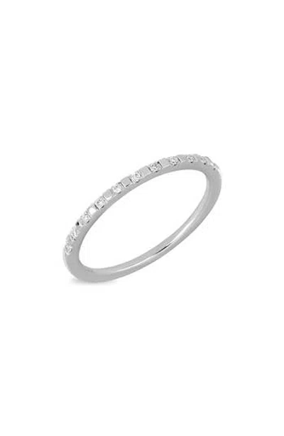 Bony Levy Audrey Stackable Diamond Ring In Transparent