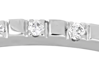 Bony Levy Audrey Stackable Diamond Ring In Transparent