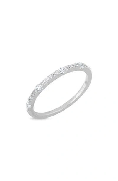 Bony Levy Audrey Stackable Diamond Ring In Silver