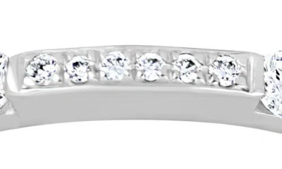 Bony Levy Audrey Stackable Diamond Ring In Silver