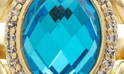 Rivka Friedman Blue Stone Ring In Blue