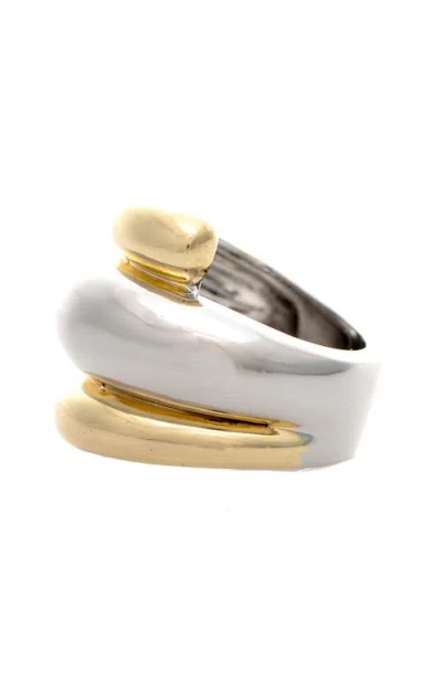 Rivka Friedman 18k Plated Stackable Ring In Multi