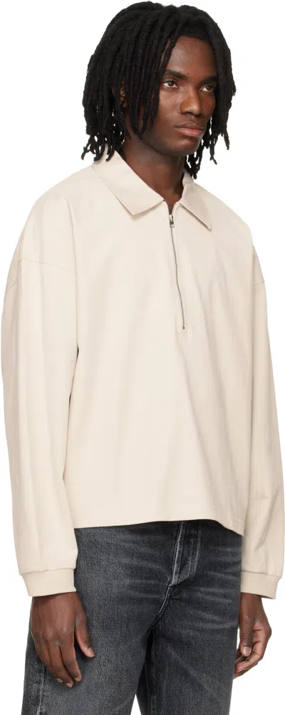 Agolde Darius Polo In Neutral