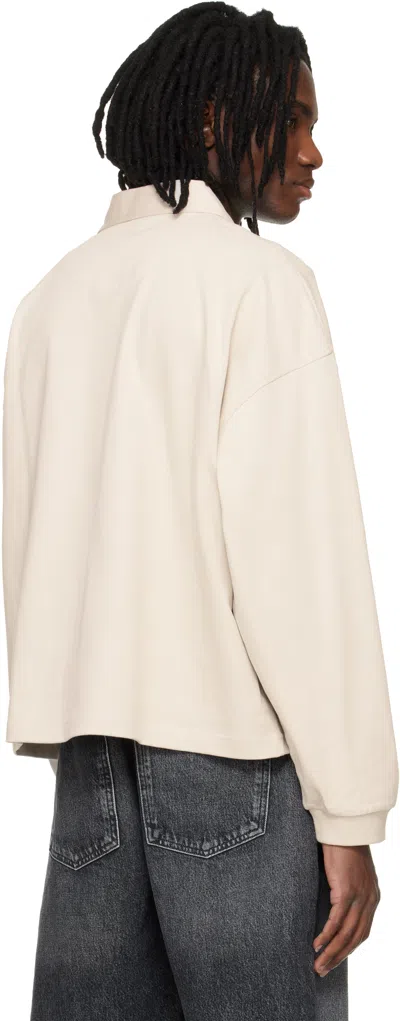 Agolde Darius Polo In Neutral
