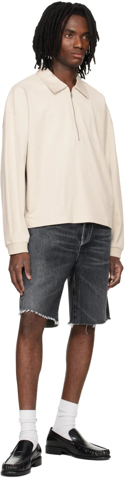 Agolde Darius Polo In Neutral