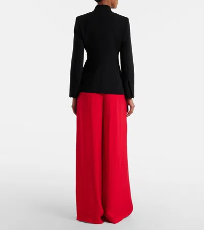 Ralph Lauren Vannesa Satin Wide-leg Pant In Bright Red