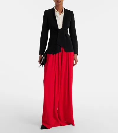 Ralph Lauren Vannesa Satin Wide-leg Pant In Bright Red