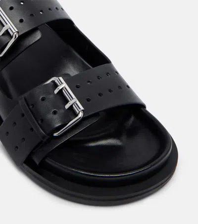 A.emery A. Emery Leon Sandals Vintage Forest In Black