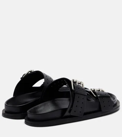 A.emery A. Emery Leon Sandals Vintage Forest In Black