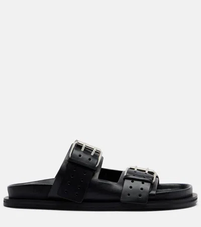 A.emery A. Emery Leon Sandals Vintage Forest In Black