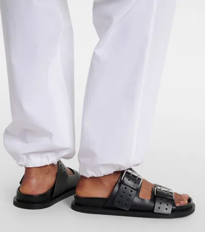 A.emery A. Emery Leon Sandals Vintage Forest In Black