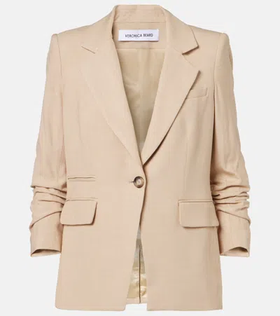 Veronica Beard Battista Dickey Jacket In Stone Khaki In Neutral