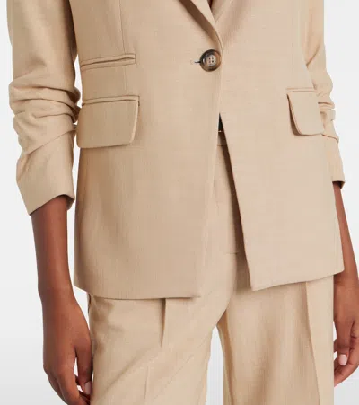 Veronica Beard Battista Dickey Jacket In Stone Khaki In Neutral
