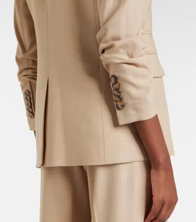 Veronica Beard Battista Dickey Jacket In Stone Khaki In Neutral