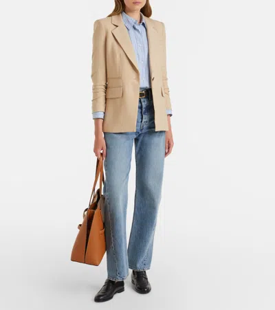 Veronica Beard Battista Dickey Jacket In Stone Khaki In Neutral