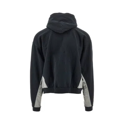 Gallery Dept. Versized Full-zip Sweatshirt In Black