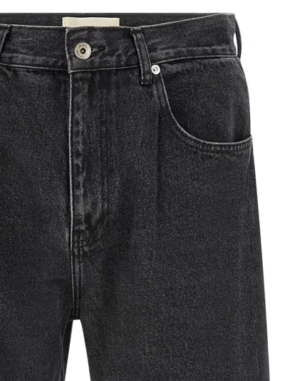 Second / Layer Second Layer Big Papi Relaxed Straight Leg Jeans In Black