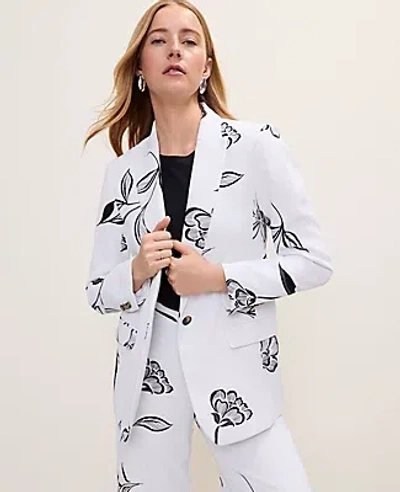 Ann Taylor The Longline Blazer In Multi