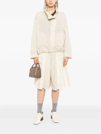 Cotemp Drawstring-waist Jacket In Neutral