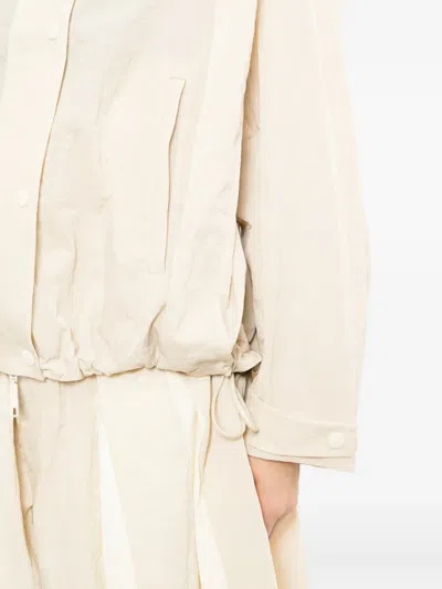 Cotemp Drawstring-waist Jacket In Neutral