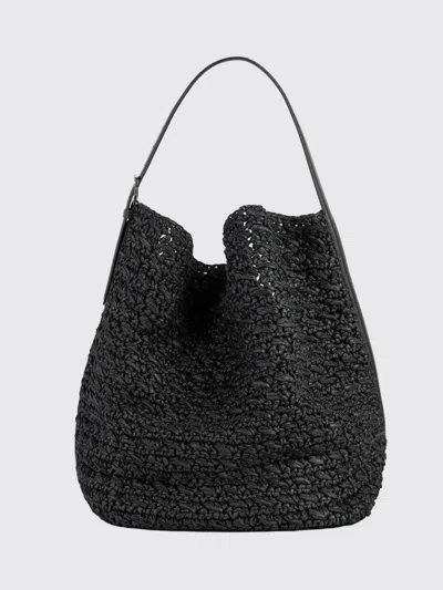 Totême Shoulder Bag Toteme Woman Color Black In White
