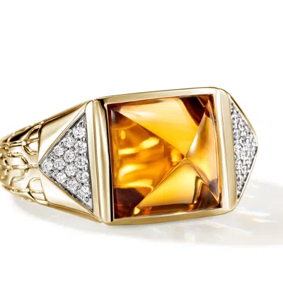 John Hardy Artisan Series Icon Stud Ring In Multi